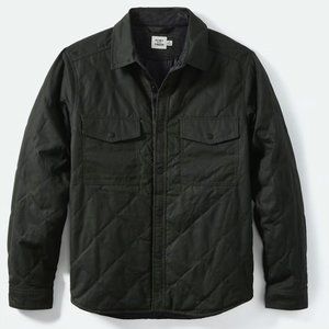 Flint and Tinder Quilted Waxed Jacket in Dark Forest Size Medium